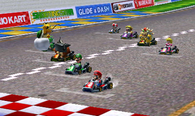 Mario Mario Kart 7 Racing Collection Pull Back Racer ~ 2" 
