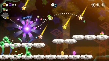 Super Mario Bros. Wonder Walkthrough: World 3 - The Sugarstar Trial - Across The Night Sky 4