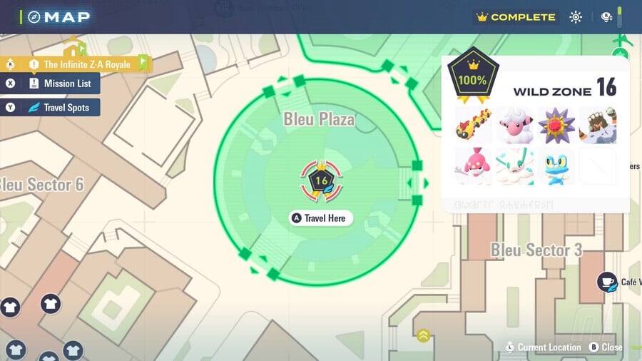 Wild Zone 16 Pokémon Legends: Z-A