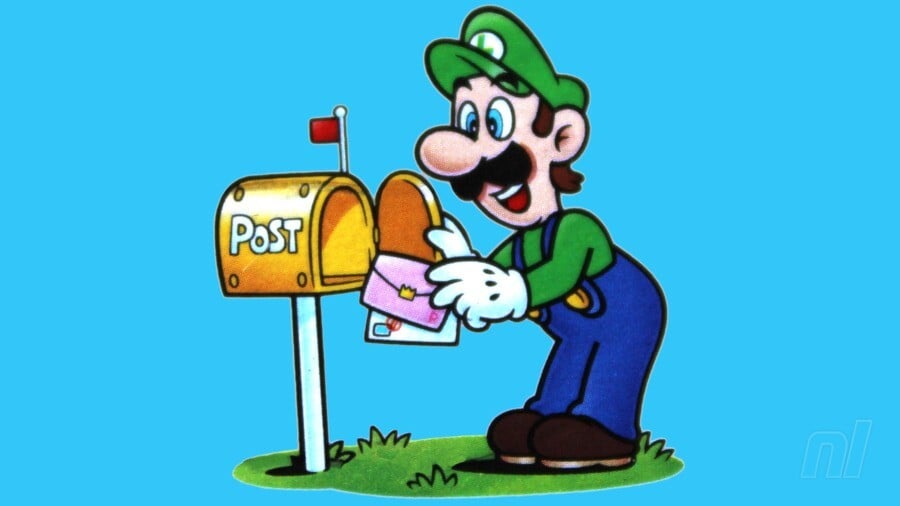 Nintendo Life Mailbox Blue