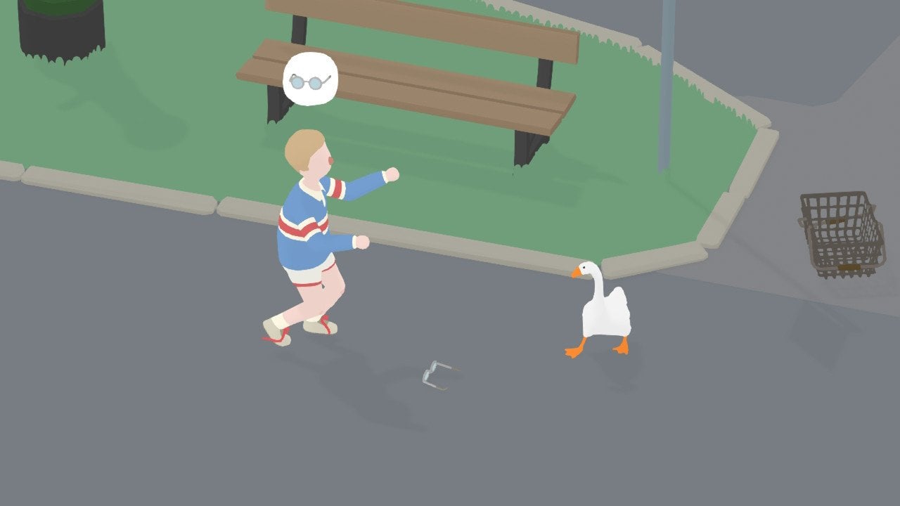 Untitled Goose Game - How to Make Groundskeeper Wear Sun Hat 