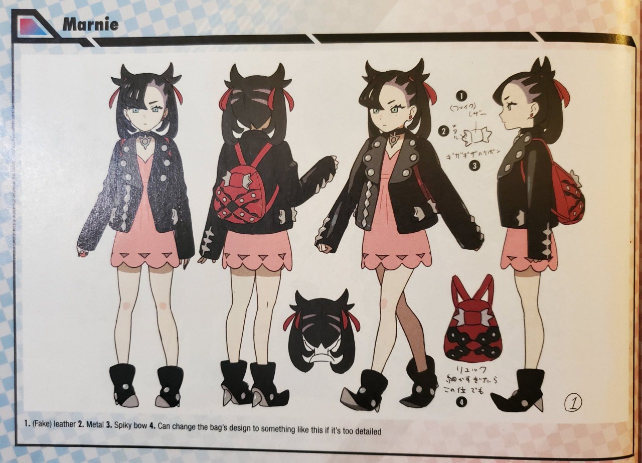 Check Out These Character Concept Artworks For Pokemon Sword And