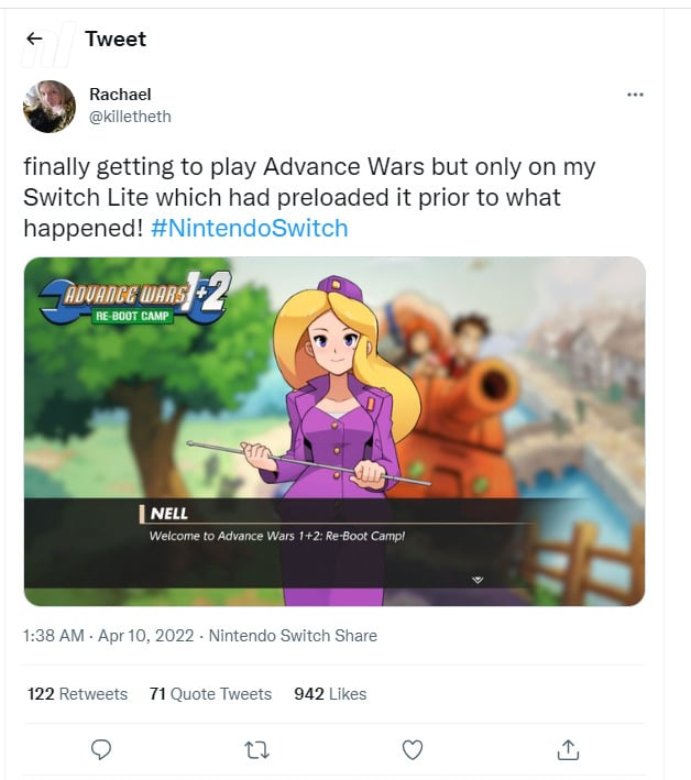 Nintendo - 20 years later, Advance Wars is back in the form of