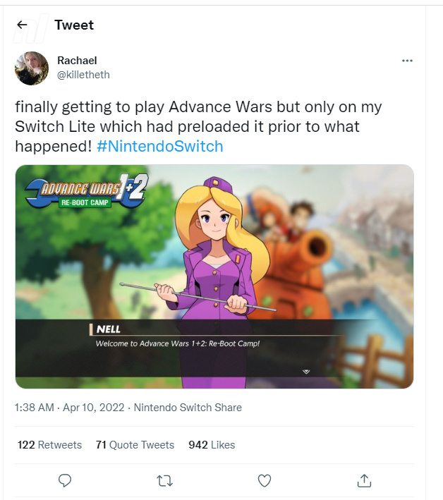 Advance Wars' Delayed Switch Release Might Finally Be Reporting