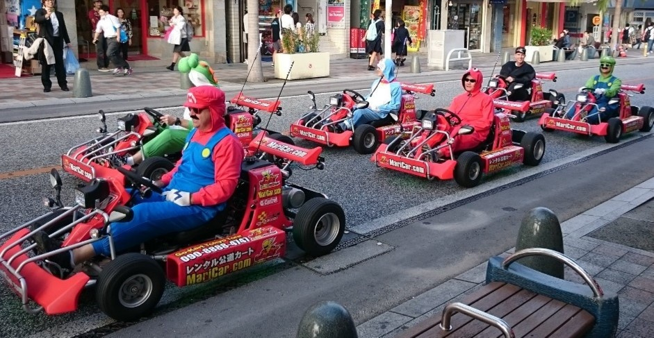 Want to race in a Mario Kart? Go to Japan, when you can