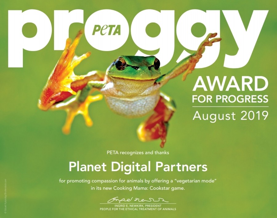 PETA PROGGY AWARD