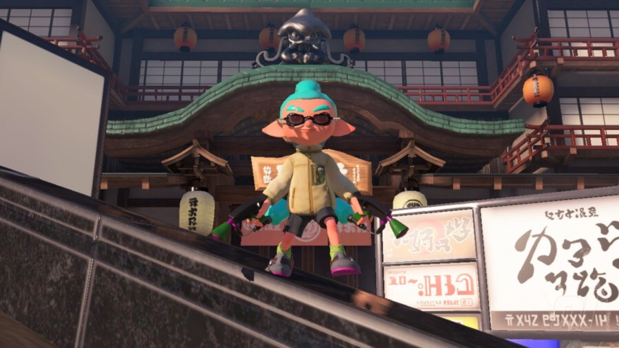 Pose de agua salada de Splatoon 3