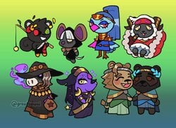 Animal Crossing Meets Hades With These "Chthonic Villagers"