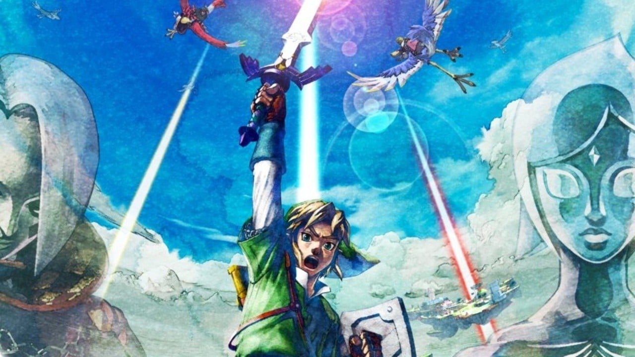 Nintendo Switch the Legend of Zelda Skyward Sword Themed 