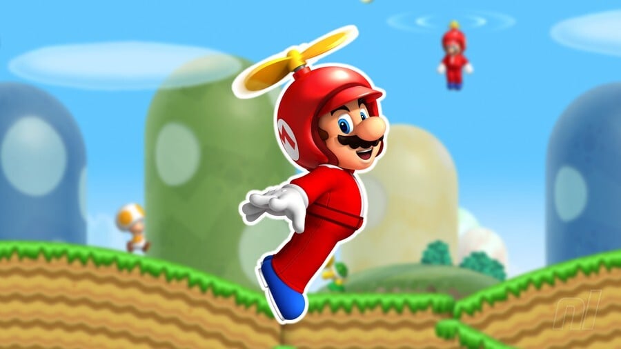 Mario's propeller suit