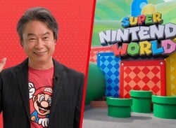 Miyamoto Charms At Super Nintendo World's Grand Opening In Hollywood