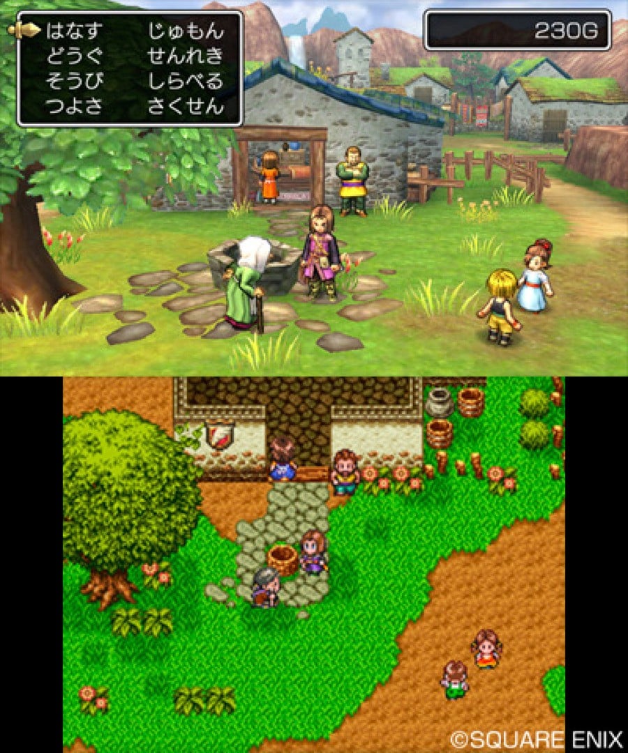 Dragon Quest I, II, and III - first 3DS screenshots