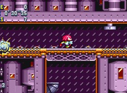 Take a Look At Knuckles Gliding Through Flying Battery Zone in Sonic Mania