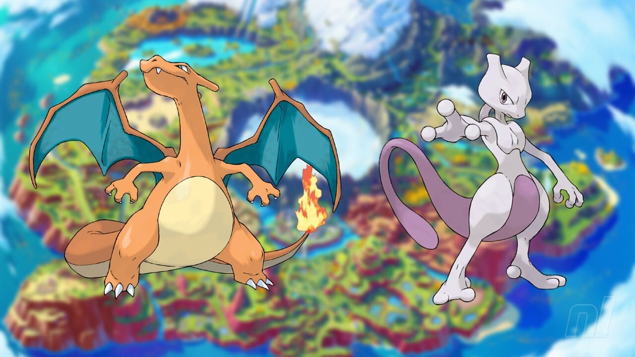 Mew e Mewtwo em Pokémon Scarlet e Violet em 2023