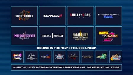 EVO 2025's Main Lineup And Extended Roster Has Been Locked In