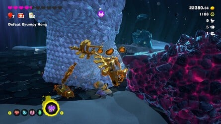 Donkey Kong Bananza Grumpy Kong Radiance Layer Boss