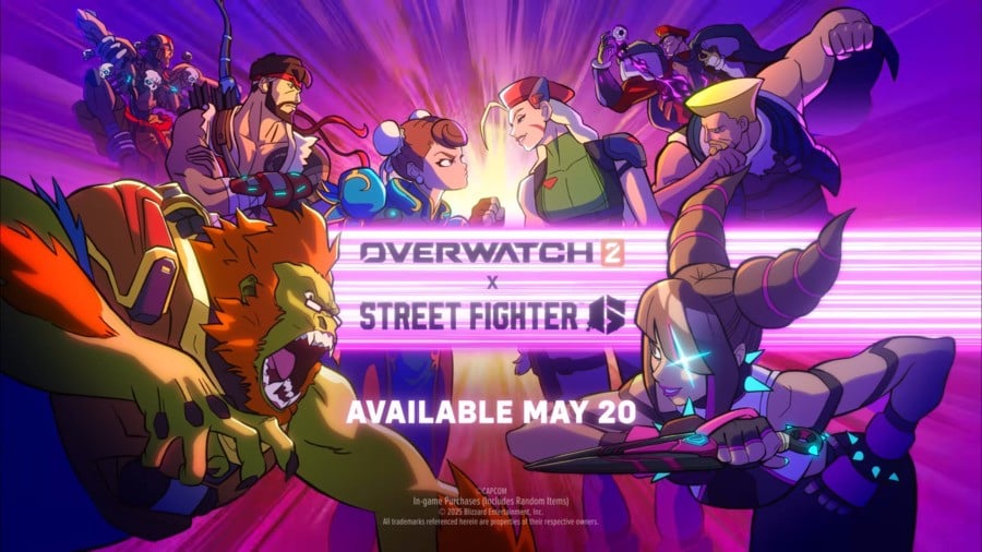 2 x Street Fighter 6 Overwatch