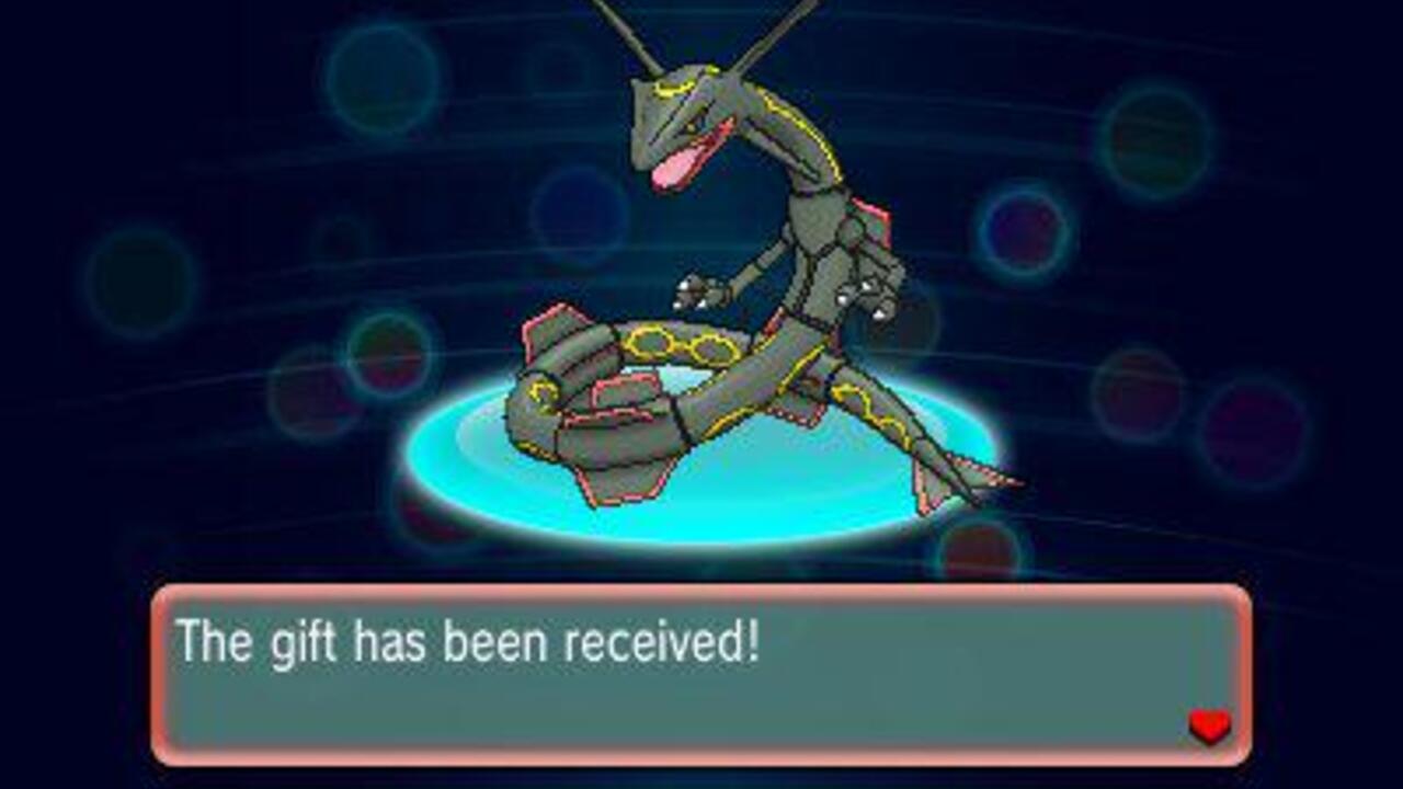 Shiny Rayquaza Distribution Event For Pokémon Omega Ruby & Alpha