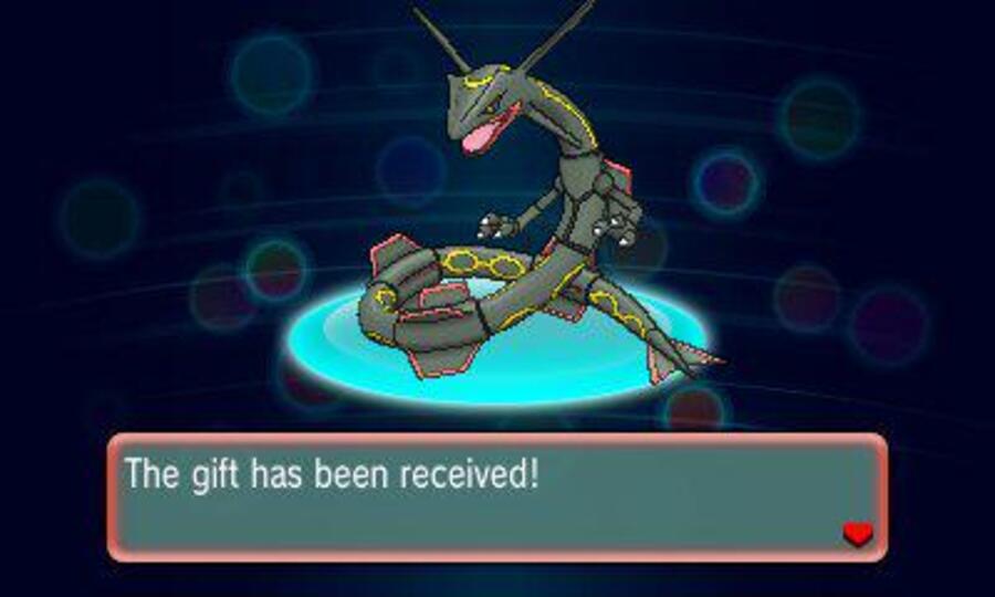 Rayquaza and shiny rayquaza