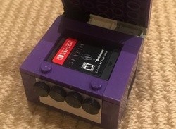 This Fan-Made LEGO GameCube Stores Nintendo Switch Game Cartridges