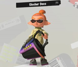 Splatoon 3 Slosher Deco