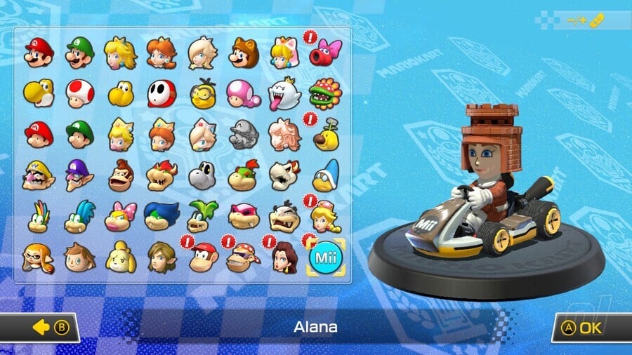 Mario Kart 8 Deluxe Booster Course Pass Wave 6 Mii Costume - Castle Suit