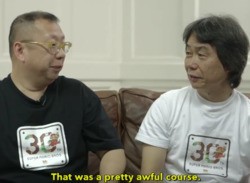 Shigeru Miyamoto and Takashi Tezuka Show Off Super Mario Maker