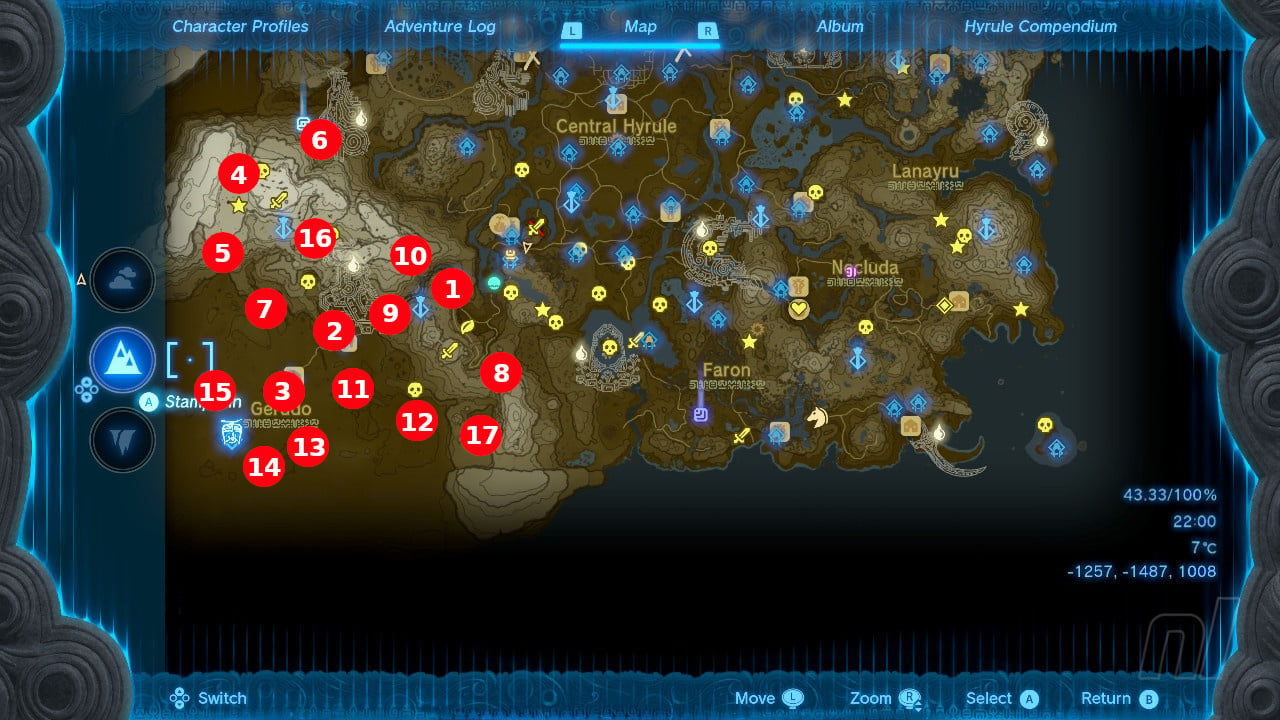 Zelda: Tears Of The Kingdom All 152 Shrine Locations And Map Guide -  GameSpot