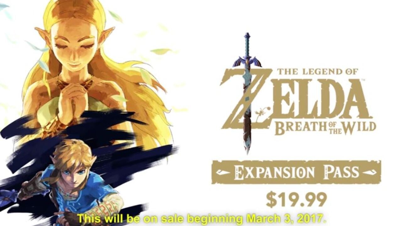 Download Zelda: Breath of the Wild DLC season pass option appears
