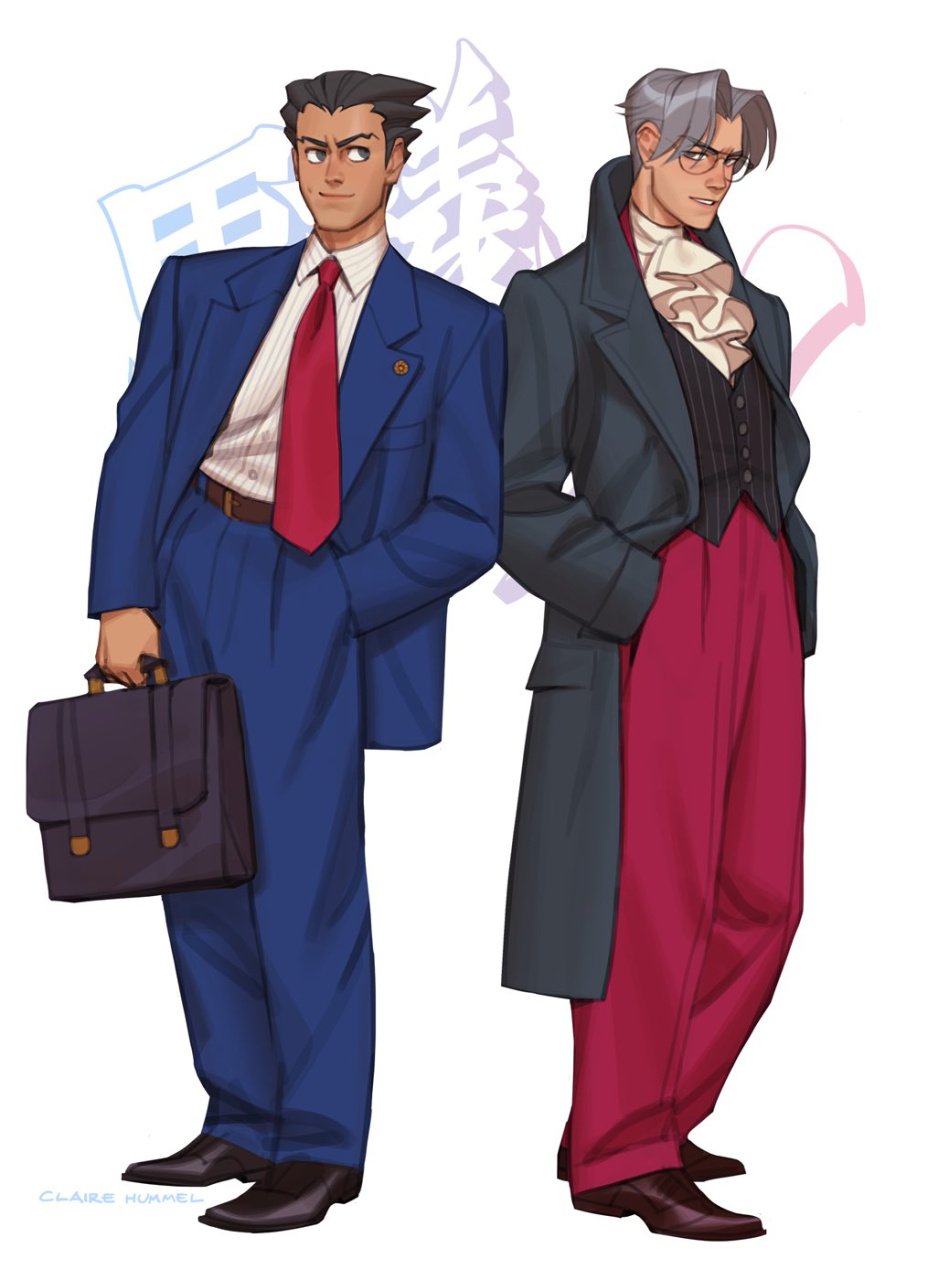 Random: Valve Artist Reimagines Ace Attorney Characters As '80s