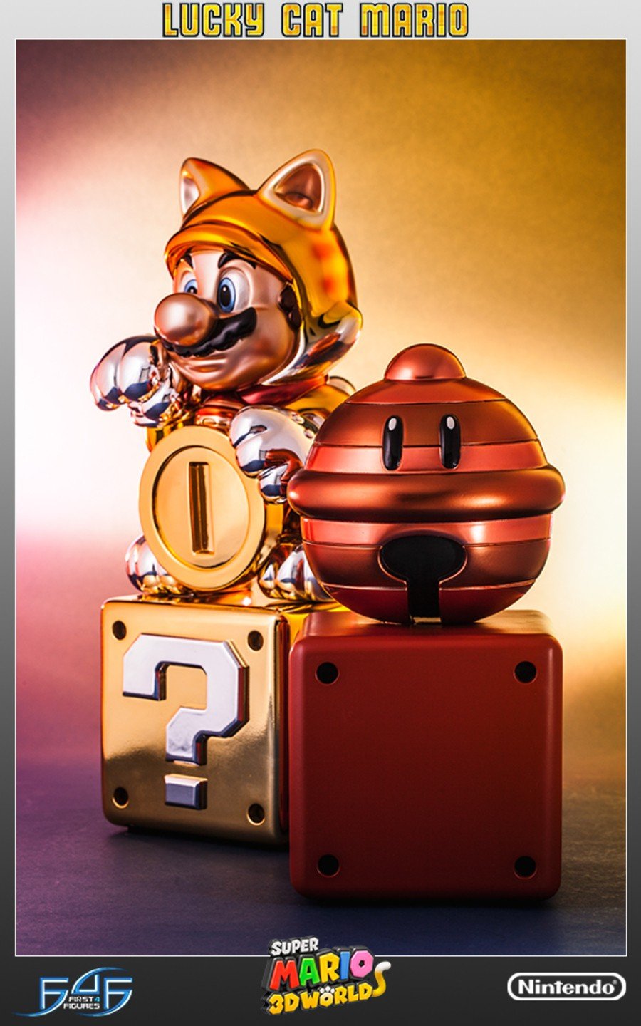 OCT158204 - SUPER MARIO 3D WORLD CAT MARIO STATUE - Previews World