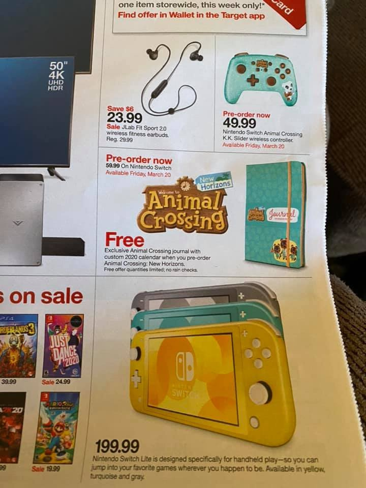 animal crossing limited edition switch target