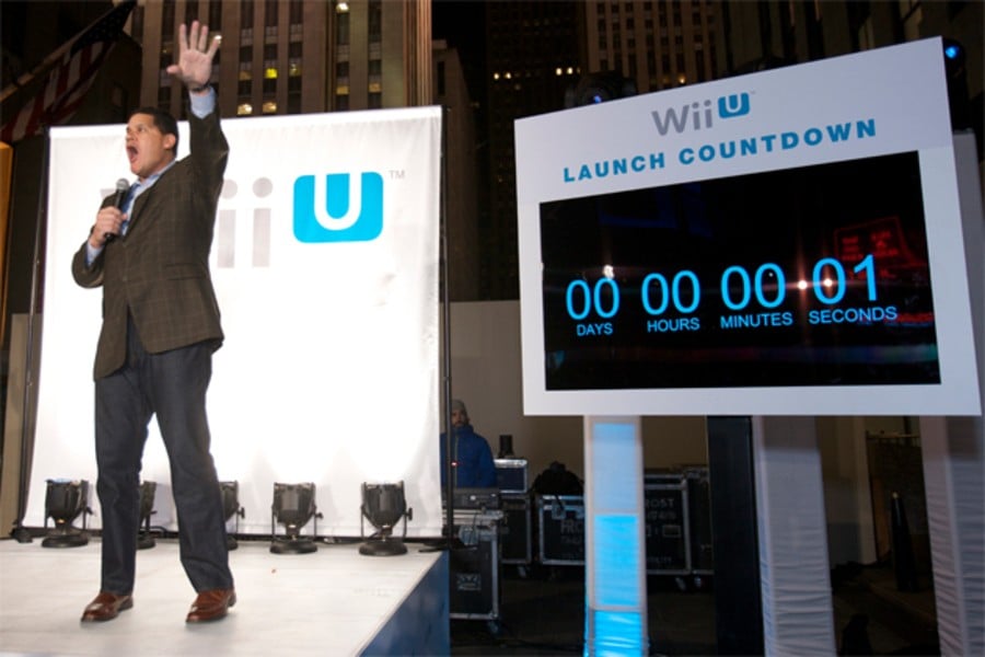 Reggie was excited about the Wii U launch