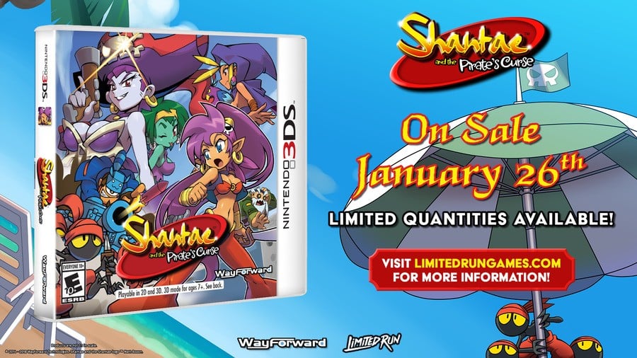 Shantae And The Pirate's Curse Reprint Revealed As Limited Run's 