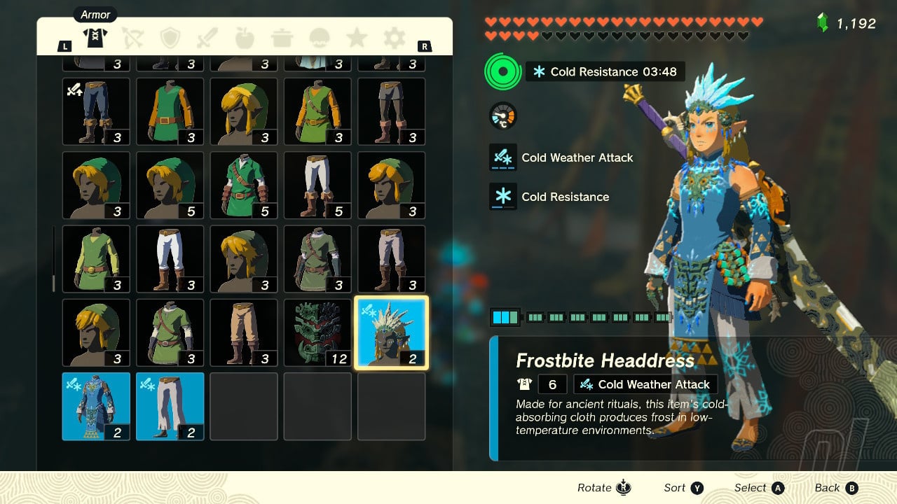 Champion's Tunic/Leathers location list in Zelda Tears of the