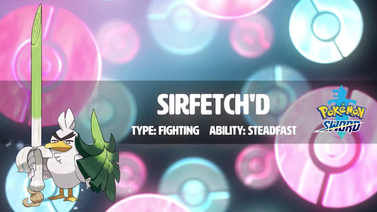 Pokémon Sword & Shield – Sirfetch'd, evolução de Farfetch'd, é