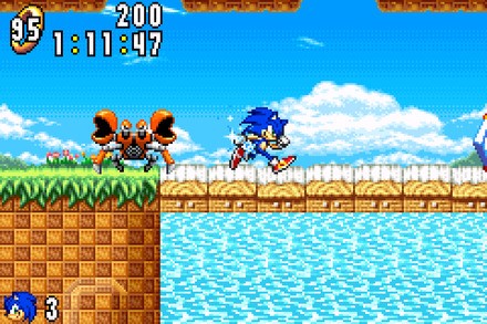 Lot 4 games Game Boy Advance Sonic Advance 1 2 3 Battle set