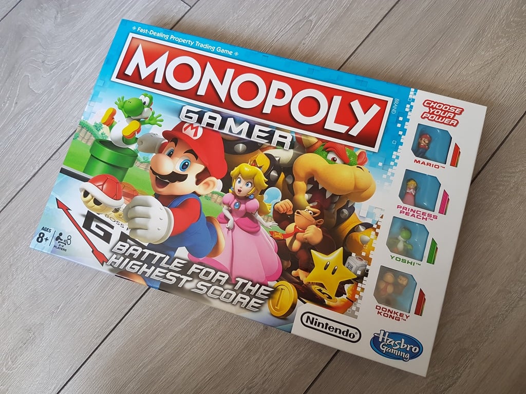 Monopoly The Super Mario Bros. Movie Edition Kids Board Game