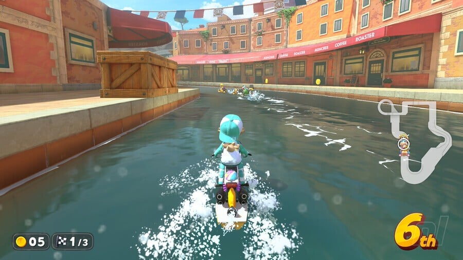 Mario Kart World Salty Salty Speedway 3-Laps