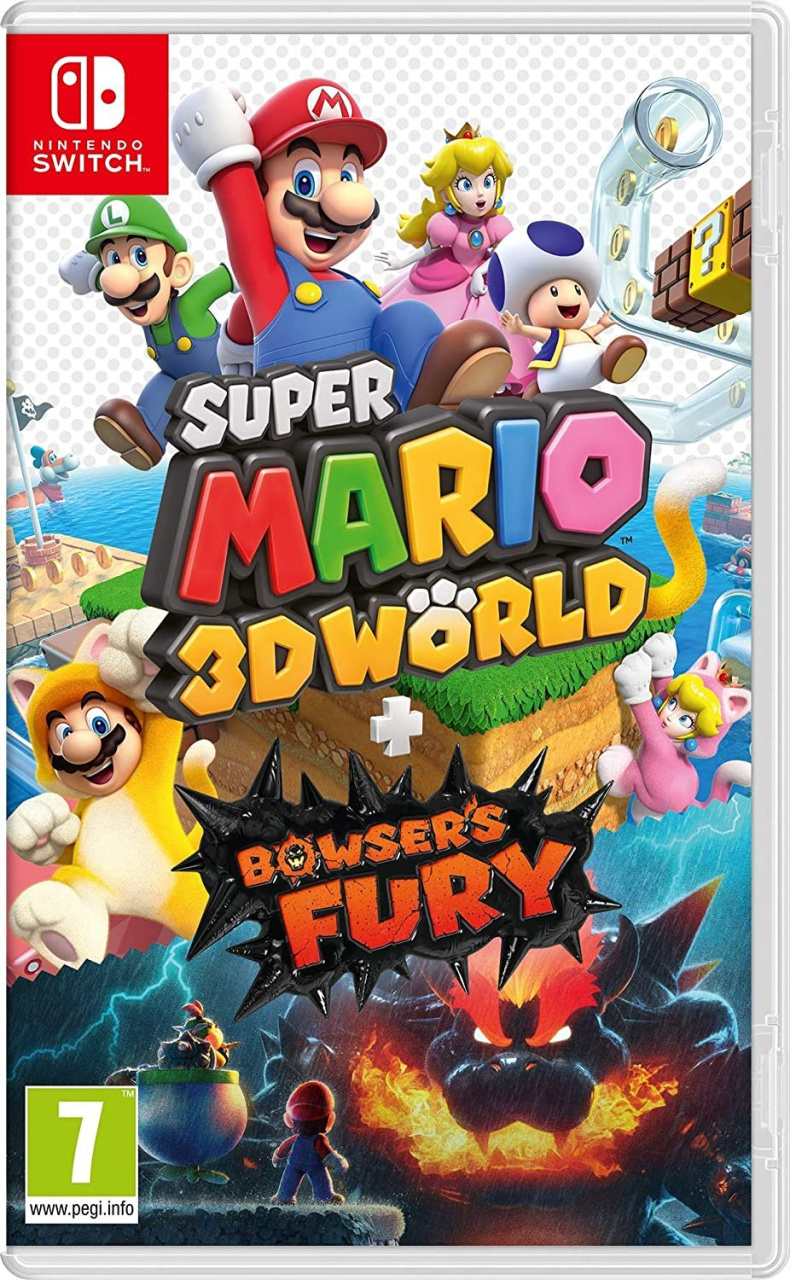 Super Mario 3D World + Bowser's Fury cover art updated to feature less  Luigi, more Mario : r/NintendoSwitch
