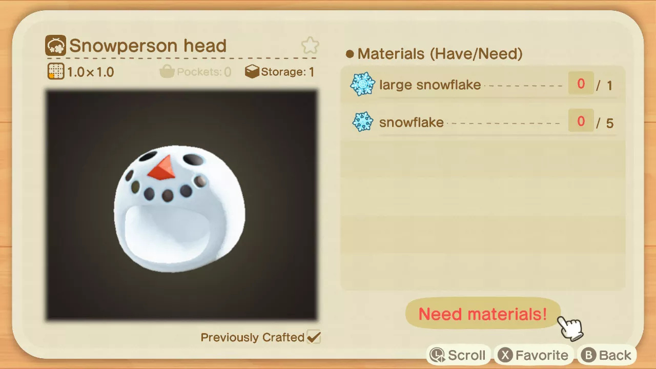 Snowperson Head