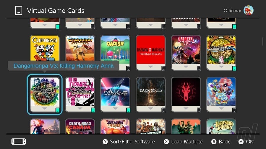 Virtual Game Card app