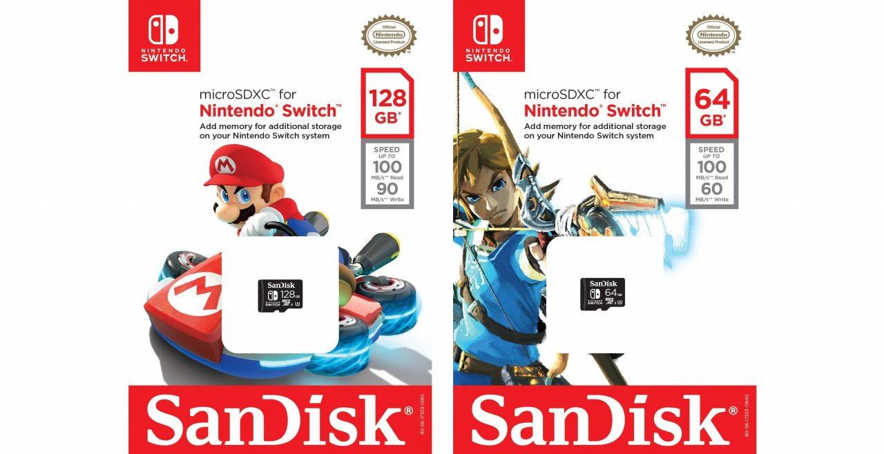 Official Nintendo Switch microSD cards are much more expensive than normal  versions