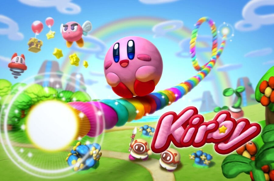 Kirby and the Rainbow Curse Art