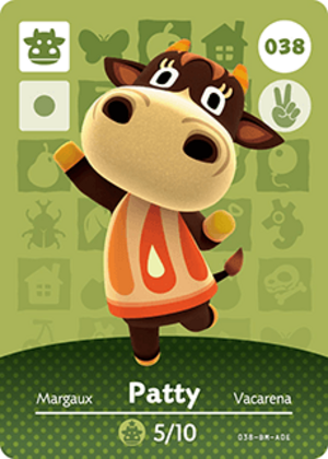 Patty amiibo card