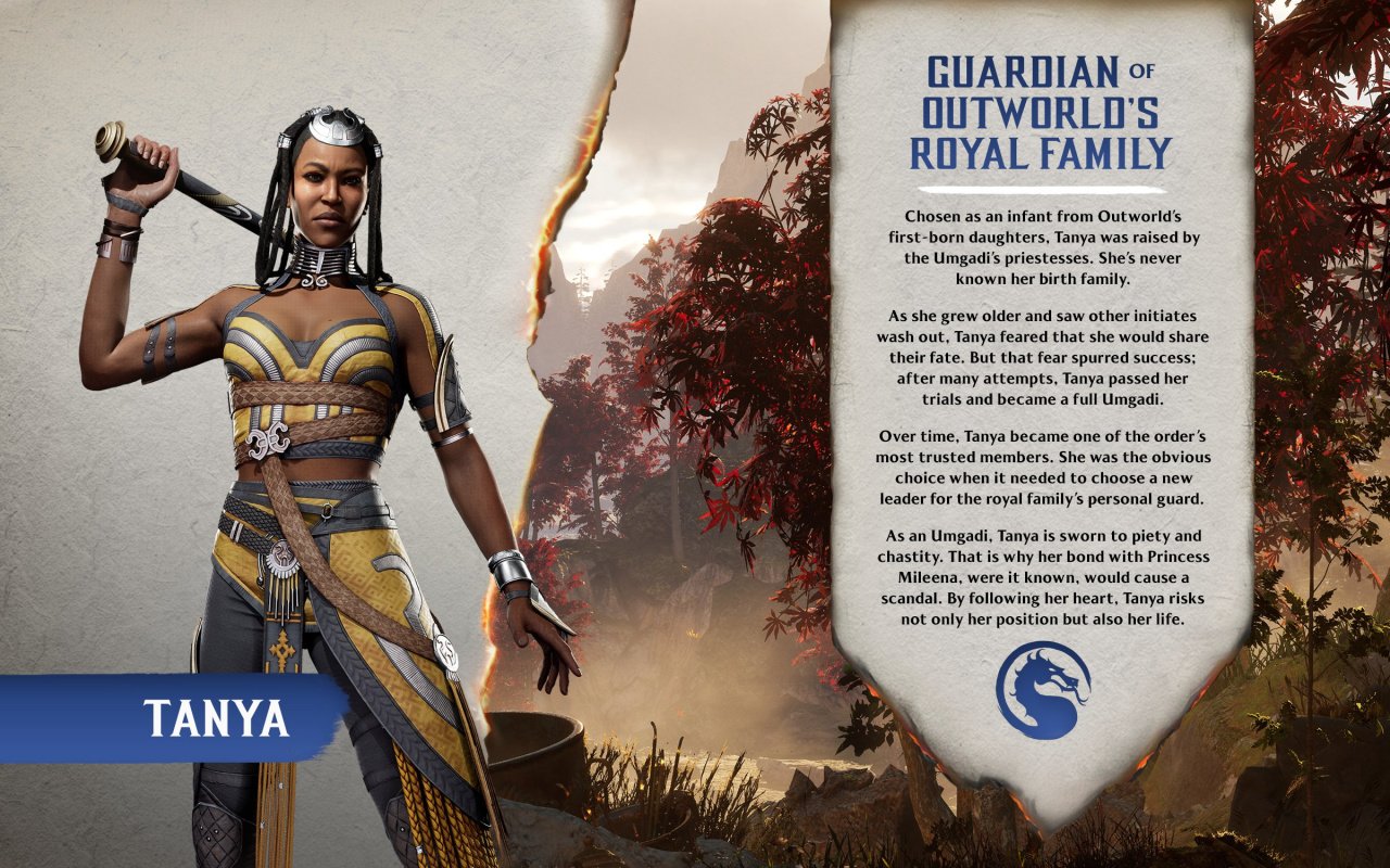 Mortal Kombat 1 - New Official Baraka Bio 