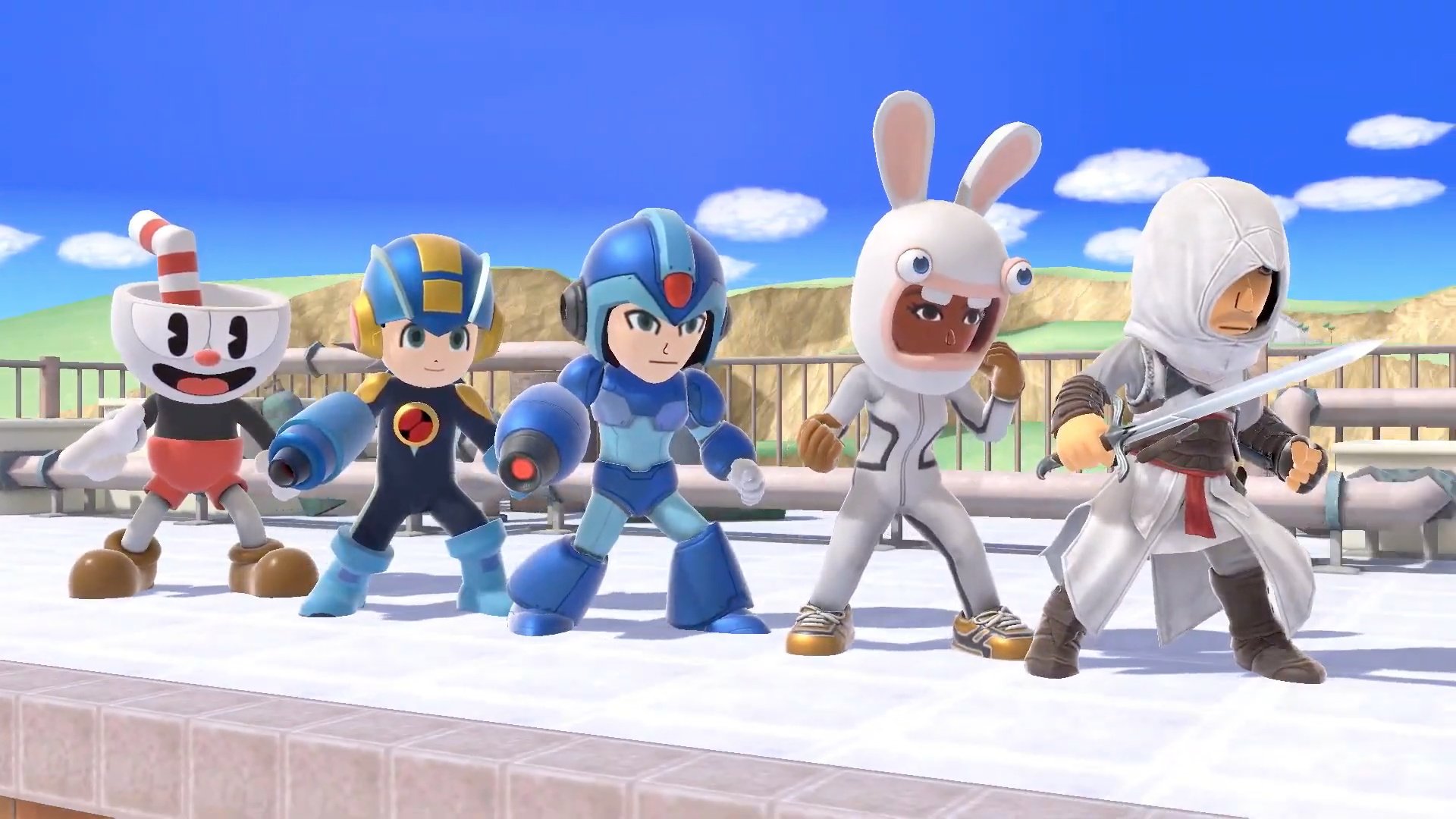 Cuphead Rabbids And Assassin S Creed S Altair Join Smash Bros