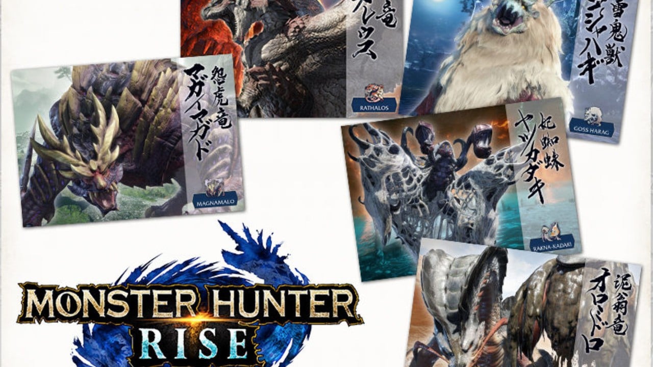 Monster Hunter Rise posters are now available on my Nintendo Europe