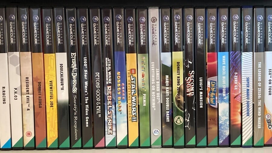 GameCube spines