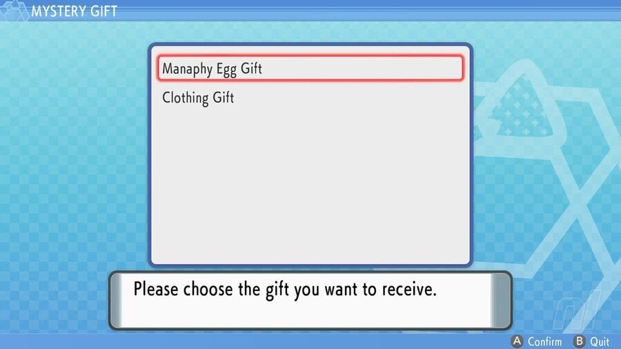 Manaphy Egg Pokémon BDSP